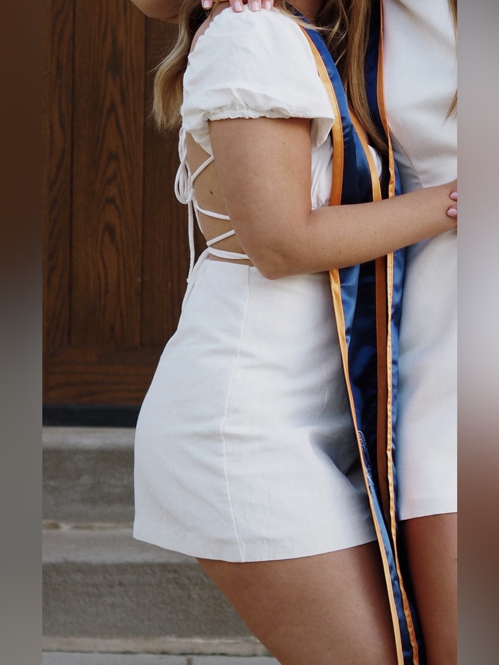 Zara White Dress Short Size Large Women’s
